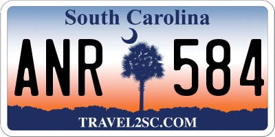 SC license plate ANR584