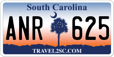 SC license plate ANR625