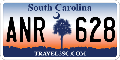 SC license plate ANR628