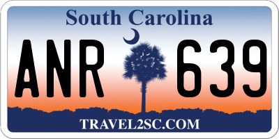 SC license plate ANR639