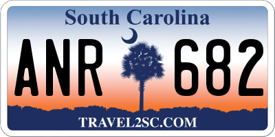 SC license plate ANR682