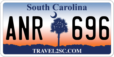SC license plate ANR696