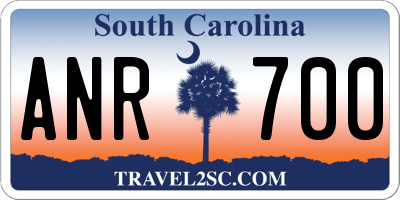 SC license plate ANR700