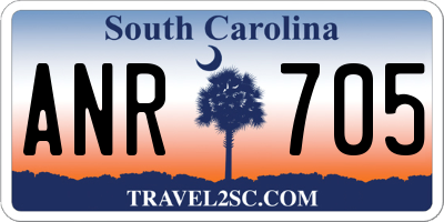 SC license plate ANR705