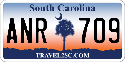 SC license plate ANR709