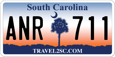 SC license plate ANR711