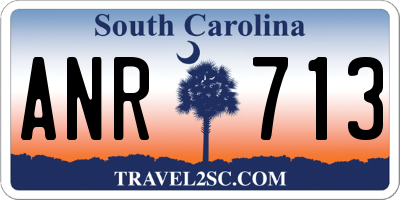 SC license plate ANR713