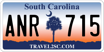 SC license plate ANR715