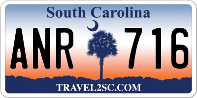 SC license plate ANR716
