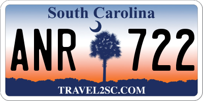 SC license plate ANR722