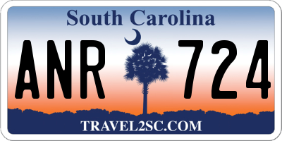 SC license plate ANR724