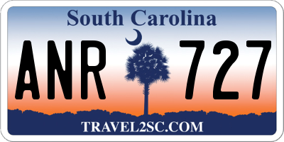 SC license plate ANR727