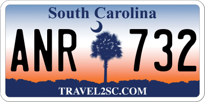 SC license plate ANR732