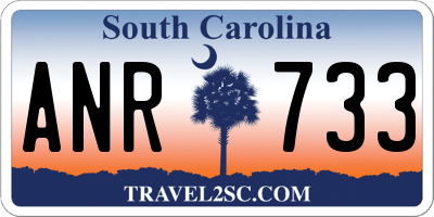 SC license plate ANR733