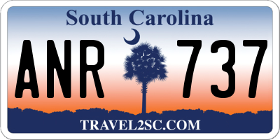 SC license plate ANR737