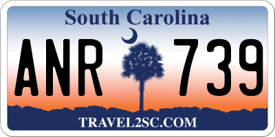 SC license plate ANR739
