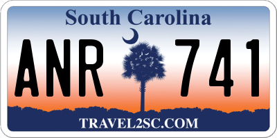 SC license plate ANR741