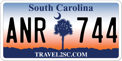 SC license plate ANR744