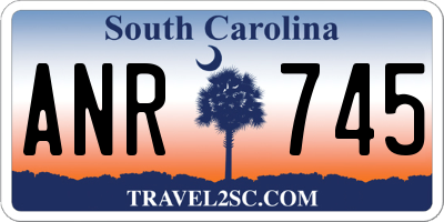 SC license plate ANR745