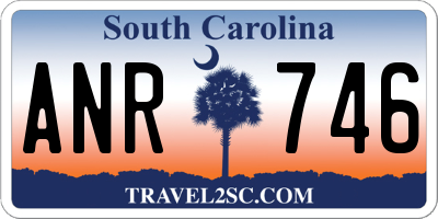 SC license plate ANR746