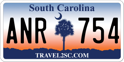 SC license plate ANR754