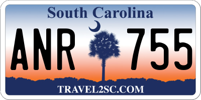 SC license plate ANR755
