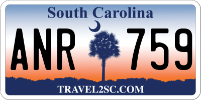 SC license plate ANR759