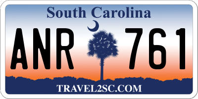 SC license plate ANR761