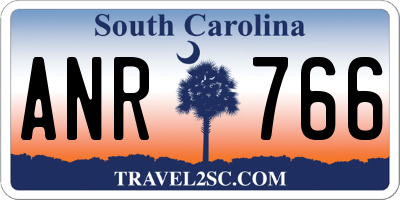 SC license plate ANR766