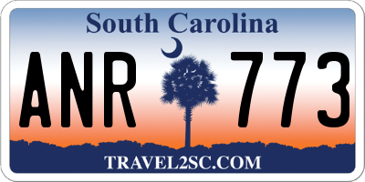 SC license plate ANR773