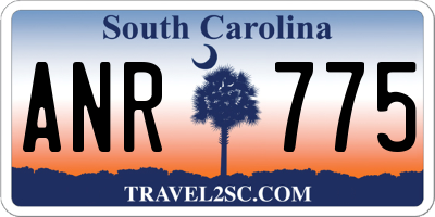 SC license plate ANR775