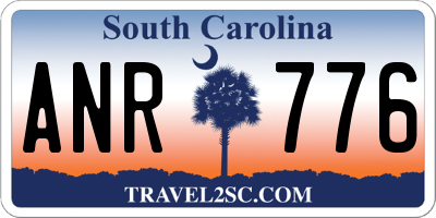 SC license plate ANR776