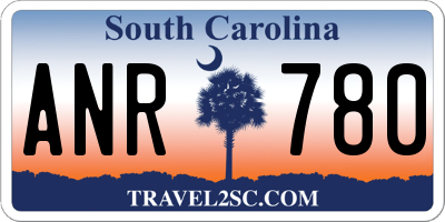 SC license plate ANR780