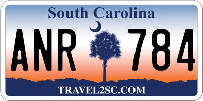 SC license plate ANR784