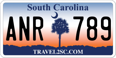 SC license plate ANR789