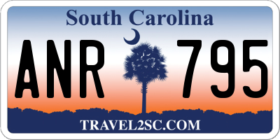 SC license plate ANR795