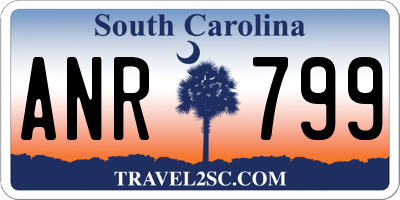 SC license plate ANR799