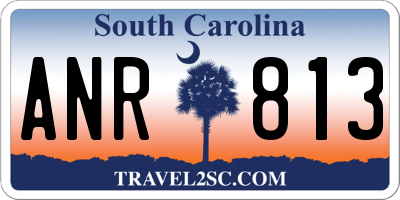 SC license plate ANR813