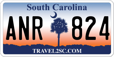 SC license plate ANR824