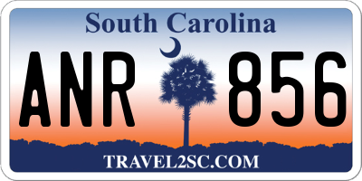 SC license plate ANR856