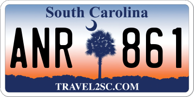 SC license plate ANR861