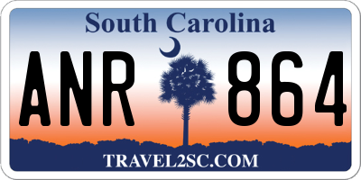 SC license plate ANR864