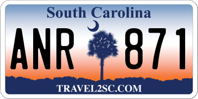 SC license plate ANR871