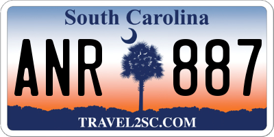 SC license plate ANR887