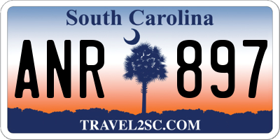 SC license plate ANR897