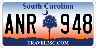 SC license plate ANR948