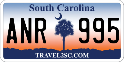 SC license plate ANR995