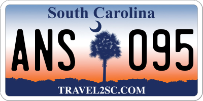SC license plate ANS095