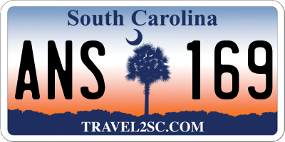 SC license plate ANS169