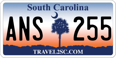 SC license plate ANS255